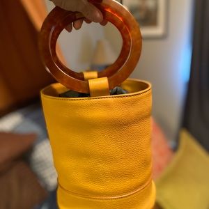 2020 Simon Miller sand Bonsai tan bucket bag